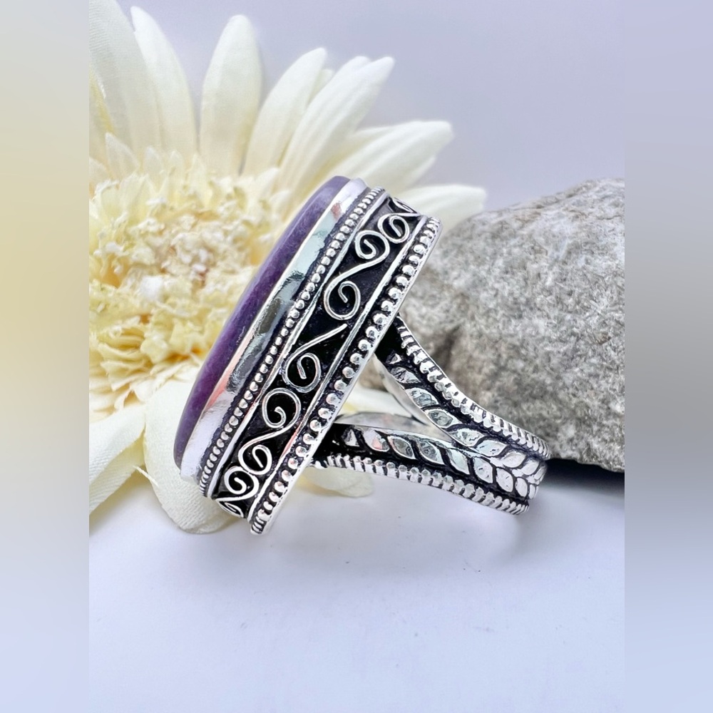 CHAROITE RING - Picture 5 of 10